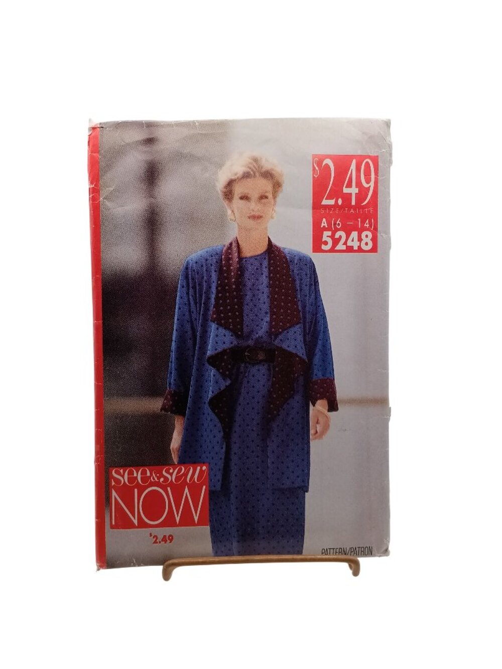 See & Sew Now Butterick 5248 Misses Jacket & Dress Sewing Pattern Size 6-14 Vint